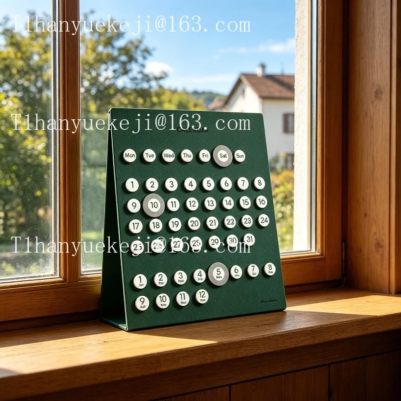 Factory direct sale Personalized calendar creative wooden perpetual calendar home decoration ornament desktop shooting props