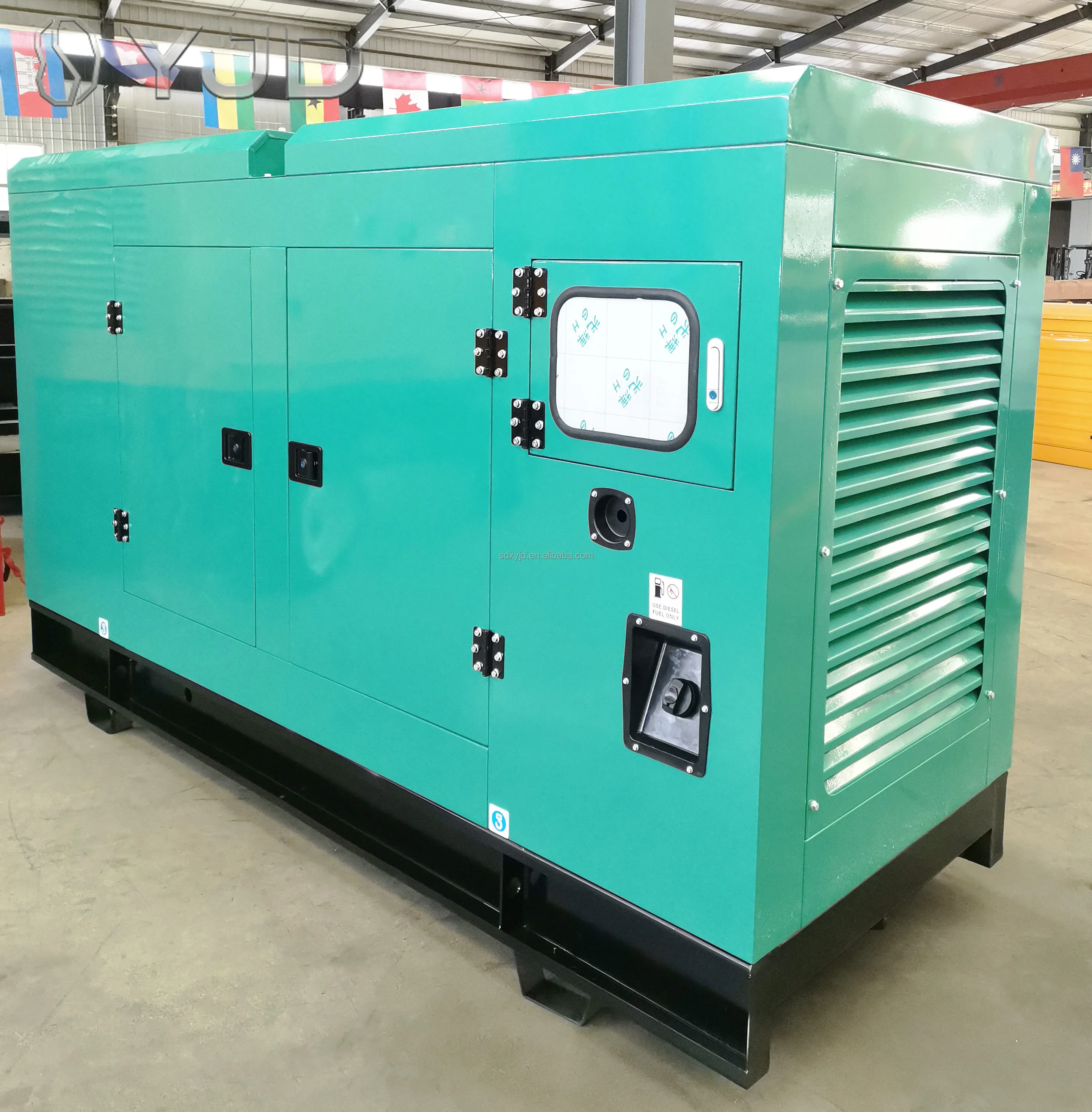 120KW Water Cooling Soundproof diesel Genset Powered UK USA Generator diesel Generators with ATS Unit