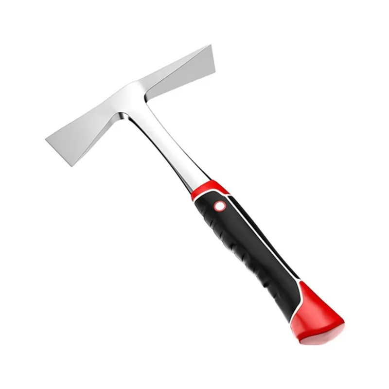 

ABXF-Shock Absorbing Handle Masonry Hammer, Geologist Rock Pick With Pointed Tip, Heavy Duty Mason& Bricklayer Tool Reduction