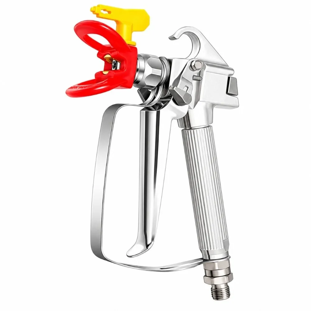 3pcs Portable Airless Spray Gun With Nozzle Airless Design Paint Sprayer Gun High Pressure Paint Spraying Wall Paint Spray Gun