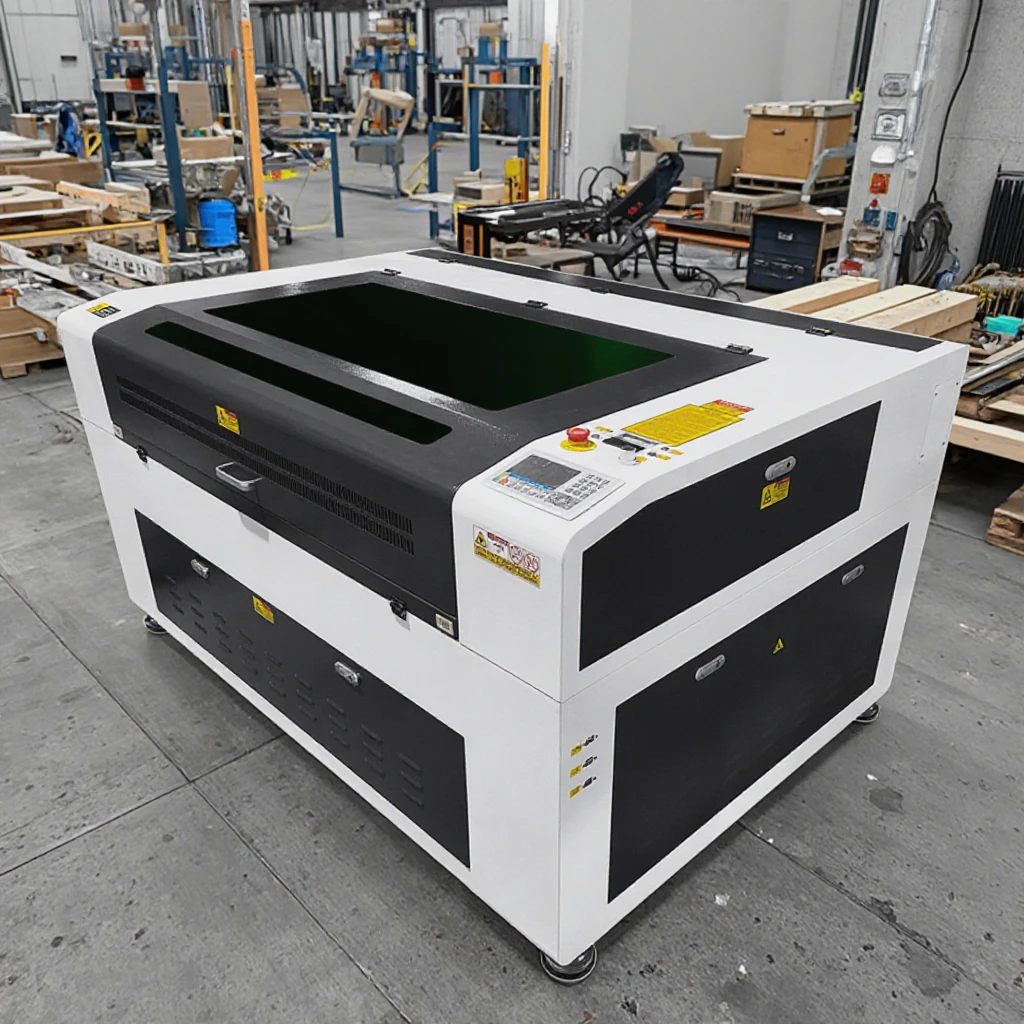 آلة نقش وقطع بالليزر CO2 عالية - مراجعة Industrial Laser Engraver For Wood وسعره