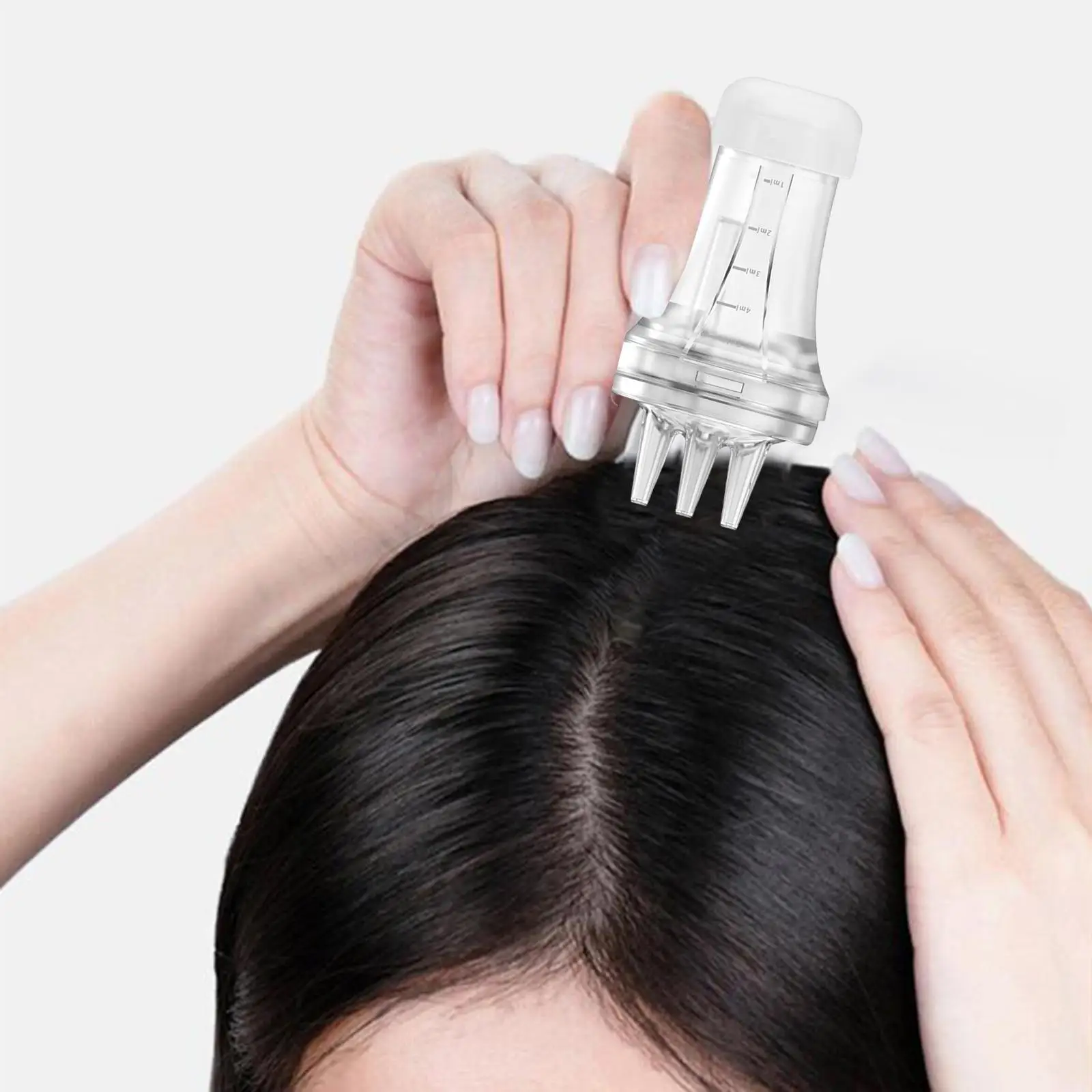 Portable Scalp Applicator Comb Hair Liquid Root Comb Even Dispensing Massage Tool for Essential Oil Hair Tonic
