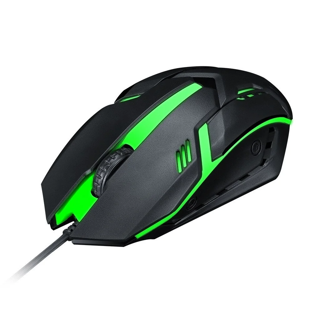 Alfa-usb mouse para gamer, 3200dpi, led rgb, para fio jx-m20