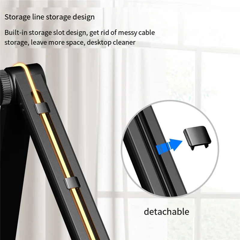 SYDS Suporte de microfone ajustável de 360 graus com suporte para telefone Suporte de microfone com braço de lança resistente para transmissão ao vivo