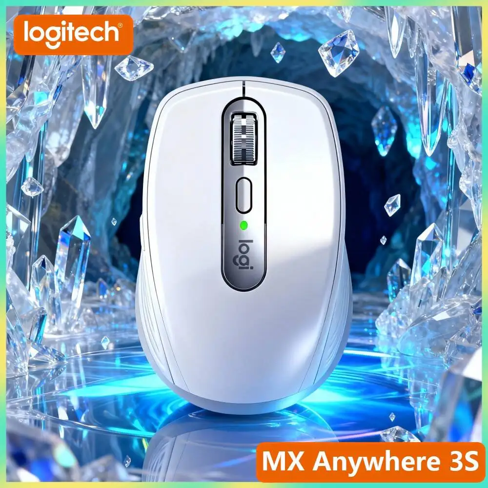 Precision MX Anywhere 3S - 8K DPI, MagSpeed Scroll, Ergonomic, Suitable for Perfume Bottle Design & Studio Work