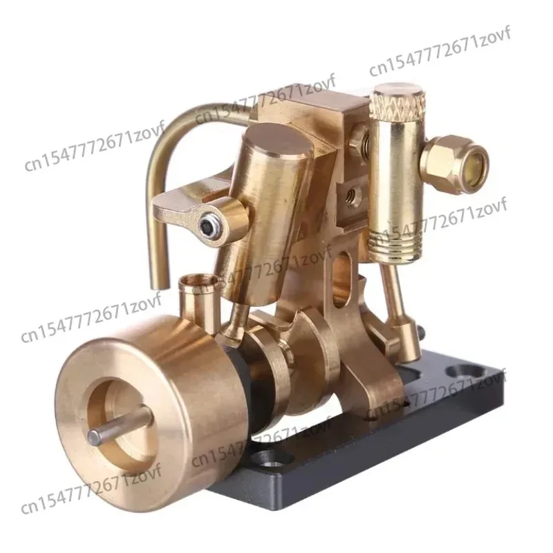 Mini inline two-cylinder steam engine model physics experimental toy, suitable for retro ship models within 40 cm
