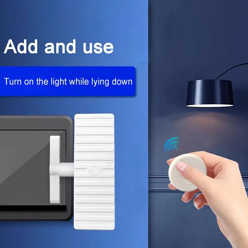 Wireless Remote Control Turn Off/On Lights Auto Press Wall Switch Bot Automatic Physical Finger Click Switch Button For Home