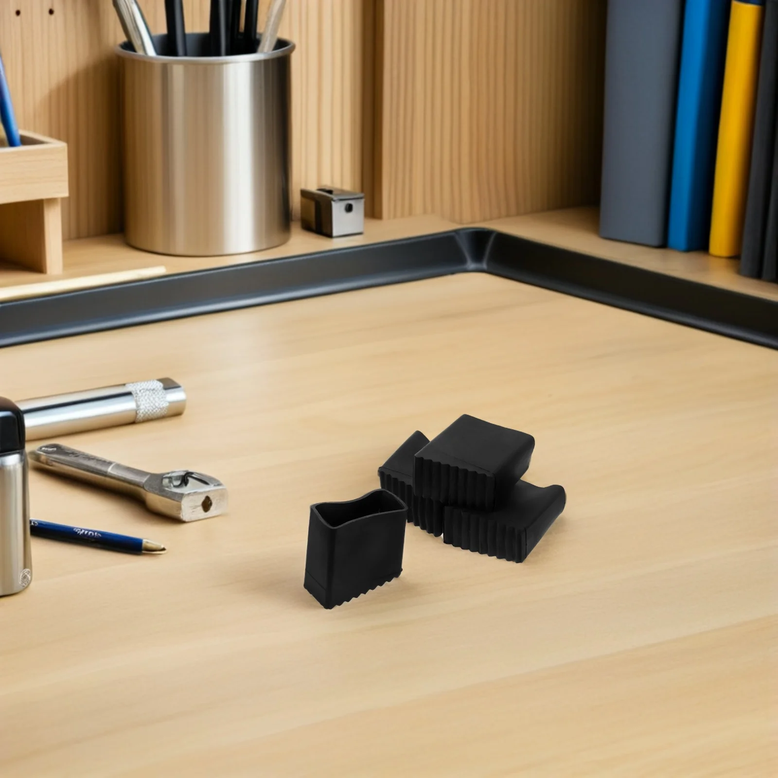 4 Pcs Ladder Mat Anti S Foot Stabilizer Rubber End Caps Leg Cushion Feet Replacement