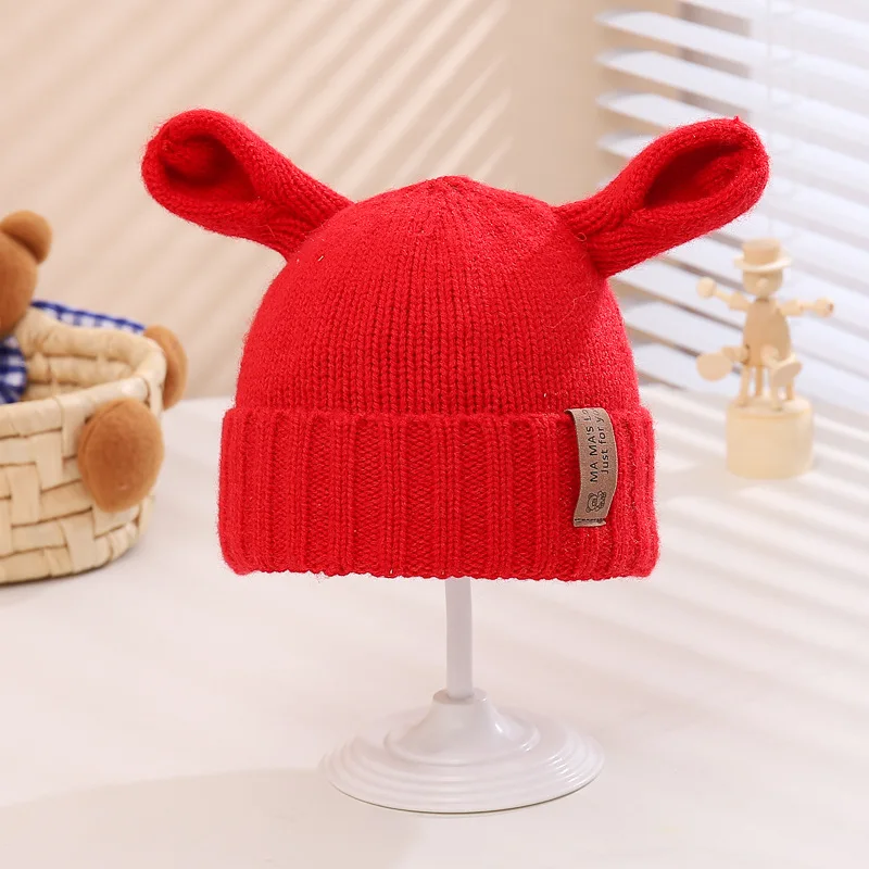 Winter Children's Hat Cartoon Shape Baby Knitted Hat Cotton Lining Warm Hat Fashion Baby Hat