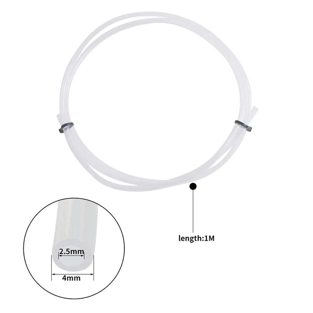 For PTFE Hose Pipe Featuring For FEP Coating 1 Meter For 3D Printer Filament Feed Outer Diameter 4mm Inner Diameter 2.5mm Or 3mm