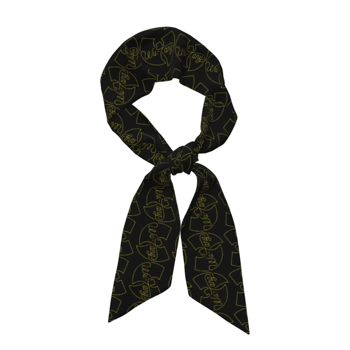 Wu Tang Clan Print (2) Women Long Narrow Scarf Silky Skinny Scarf Multi-use Neck Head Wrap for Office Daily Party
