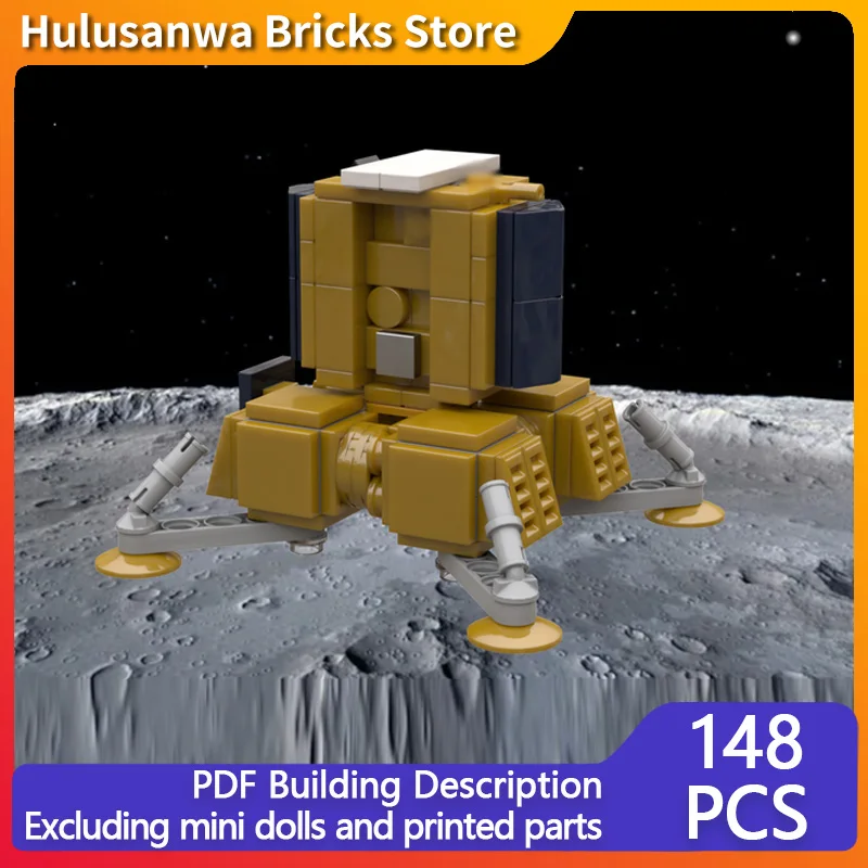 

Exploration Spacecraft Model MOC Building Bricks War Equipment Modular Technology Gifts Holiday Assemble Children Toys Suit