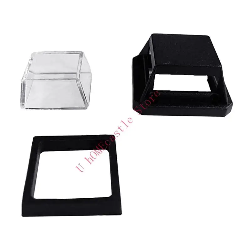 63HF Portable 8/12Line SelfLeveling Level Protector Protective Glass with Rubber Rings Lampshade For Quick Visualization