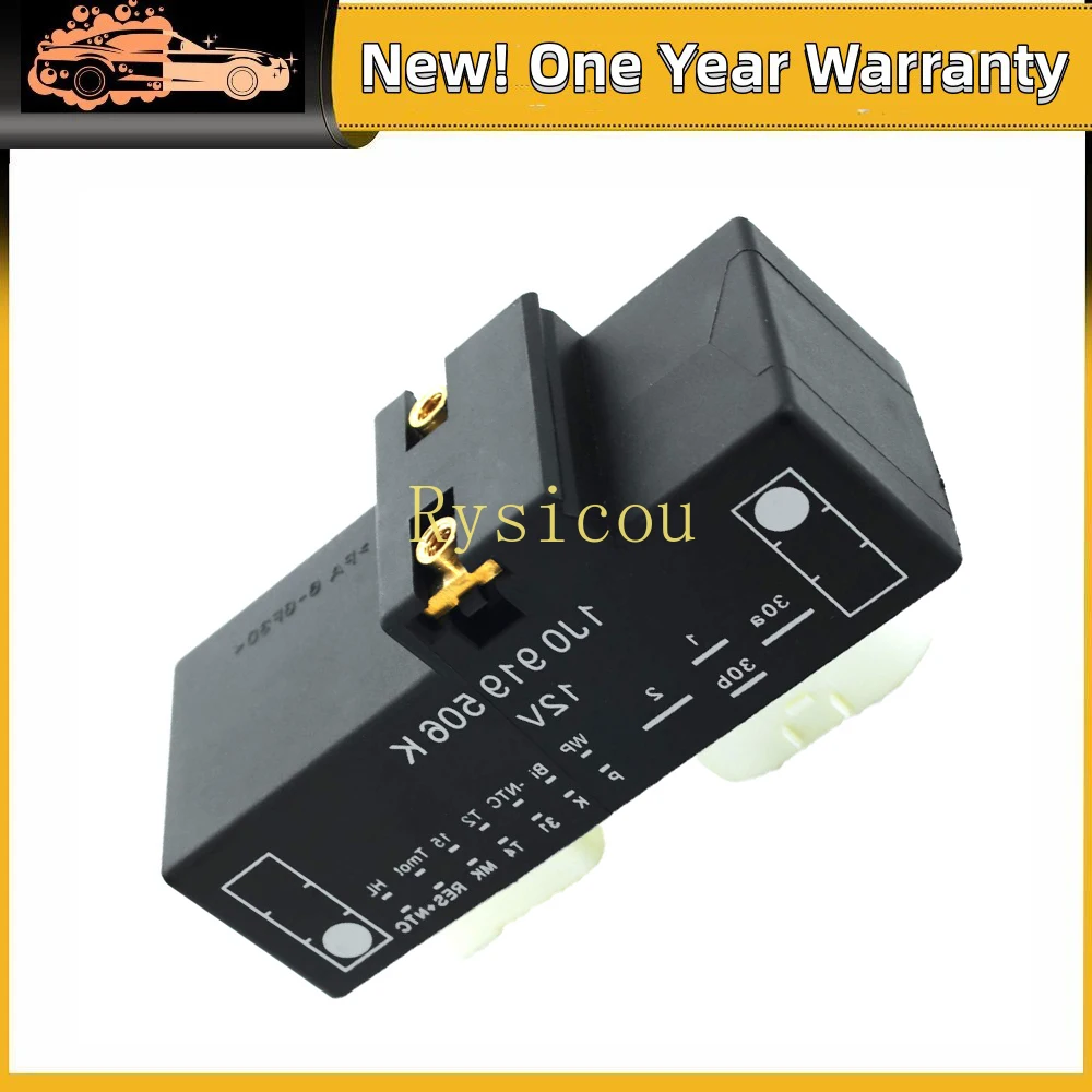 1J0919506K Cooling Fan Relay Radiator SE0027 Radiator Fan Control Unit Module Plug for Jetta Golf TT 00-06 Beetle 1J0 919 506 K