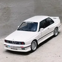 1:24 BMW M3 E30 IM Alloy Miniature Car Diecast Metal Scale Car Model Sound＆Light Simulation Collection Children Toy Vehicle Gift