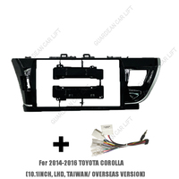 10.1Inch For Toyota Corolla 2014-2017 LHD Android GPS Stereo Player 2DIN Head Unit Car Radio Fascias Dash Frame Panel Installat