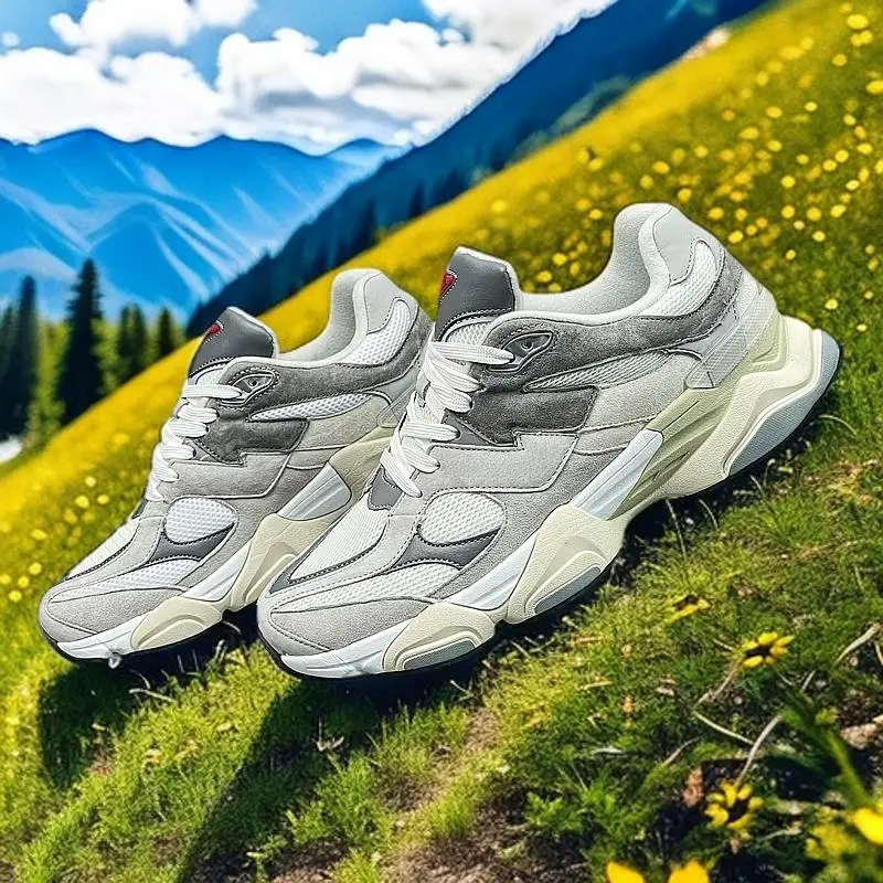 

sneakers of sportRetro Style 9060 Women's Shoes, Dad Shoes with Elephant Hoof, Comfortable Platform, Trendy Streetwear