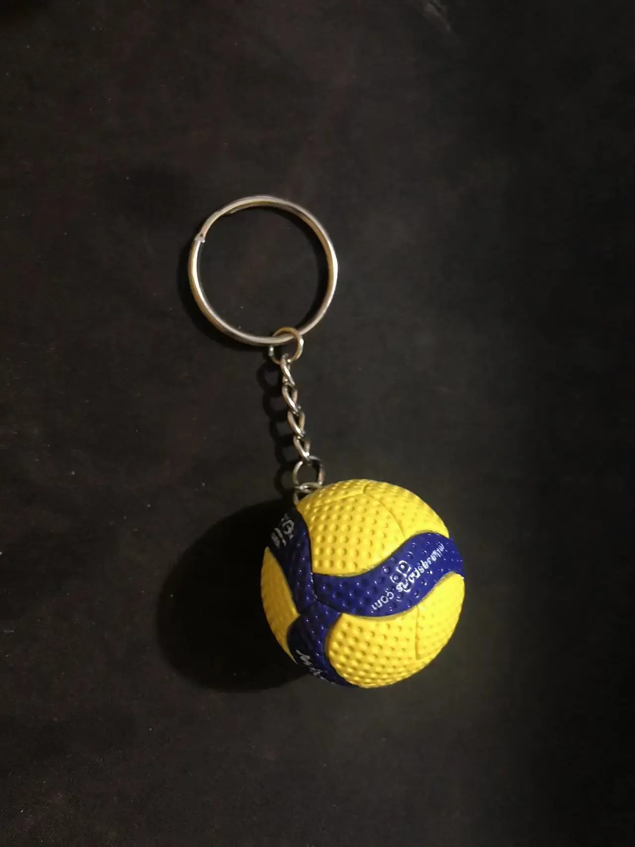 Personalizado Voleibol Pingente Keychain, Hardware PVC Pingente, Prêmio Do Concurso, Presentes De Negócios, 3.8cm