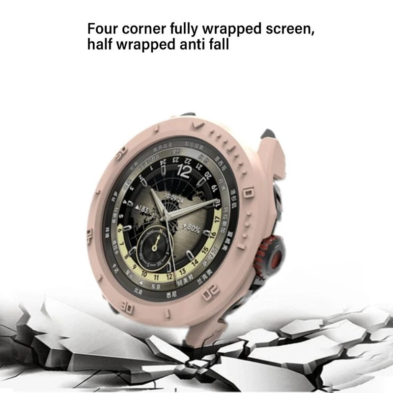 Protective Gear, Half Wrap Case Housing Sleeve, Suitable for Watch Sport No Obstructive Fit Impactresistant Accessory