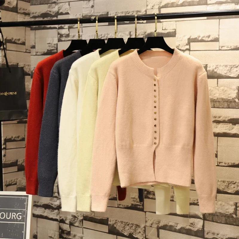 

Вязаный кардиган женская верхняя одежда уникальные свитера осенние розовые кардиганы