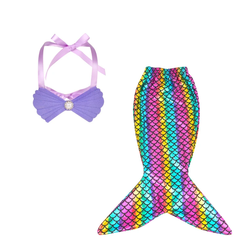 Newborn Mermaid Photography Outfit Cute Baby Photo Prop Soft Costume Set for Infant Milestone Shoot and Baby Portrait Styling view 6
