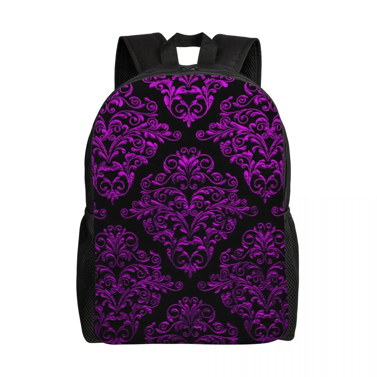 elegante-mochila-damasco-preto-roxo-caminhadas-mochilas-estudante-novidade-sacos-de-escola-alta-qualidade-macio