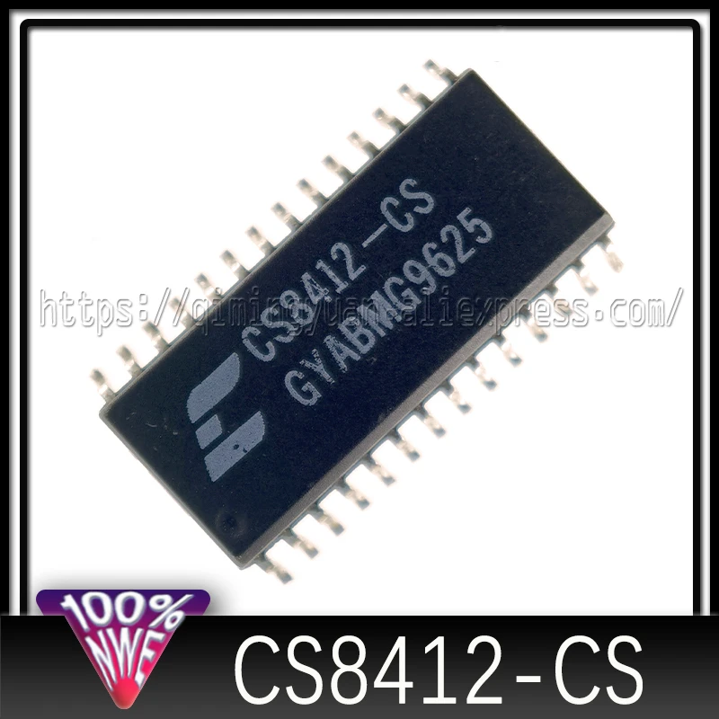 1pcs CS8412-CS CS8412CS CS8412-CSEP CS8412CSEP CS8412-IS CS8412IS SOP28 [SMD]