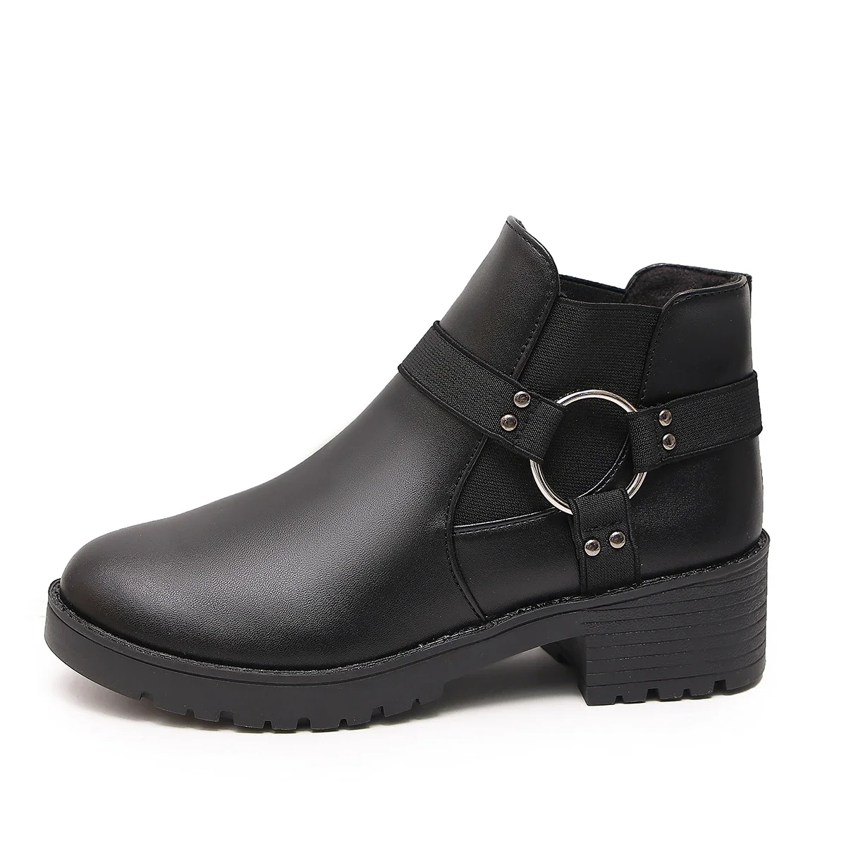 Modische Neue Elegante Dickbesohlte Sport-Kurzschuhe Winter-Bestseller Runde Zehenkappe Bequeme/Sexy Arbeits- und Freizeitstiefel für Damen – Detail 8