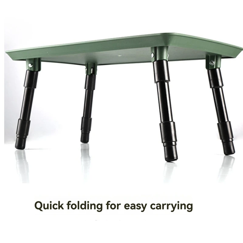 

Outdoor Folding Fishing Table Chair Camping BBQ Picnic Table Non Slip Adjustable Extendable Legs Desk-ABWY