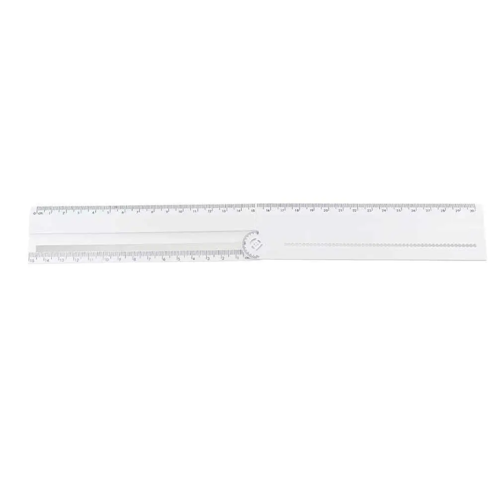 30cm Student Stationery Supplies Compass parallel Ruler Drawing Tool Protractor Rectangle Ruler