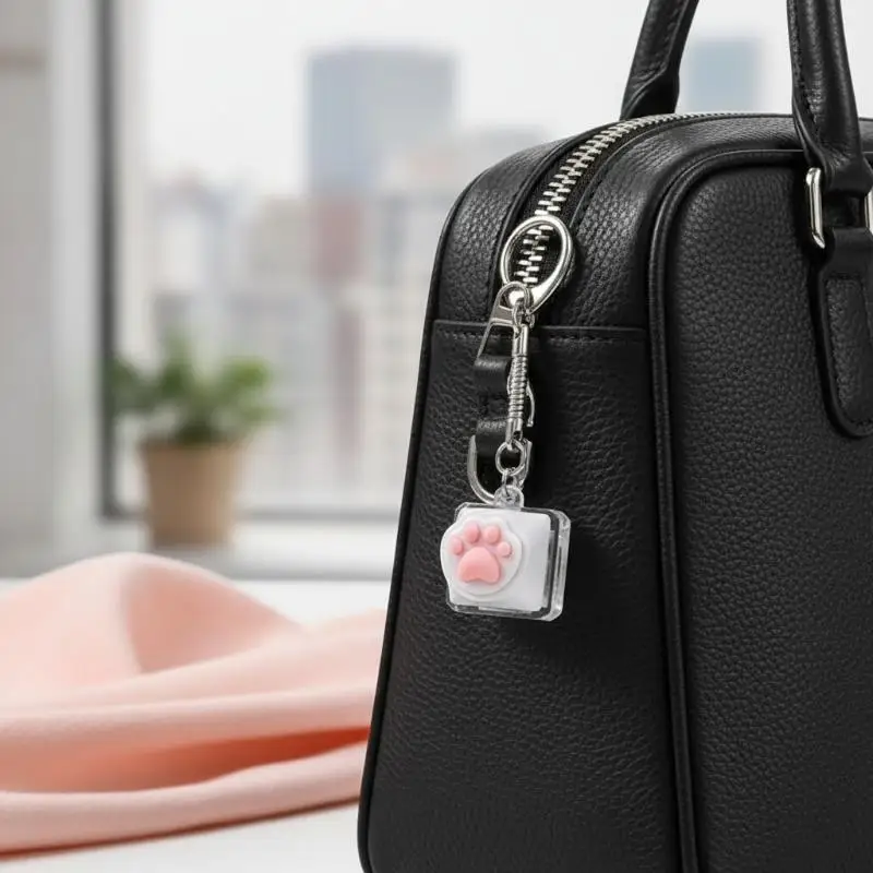 ”Bread Keycap Stress Relief Clicker Keychain Mechanical Keyboard Button Decompress Fingertip Keyring