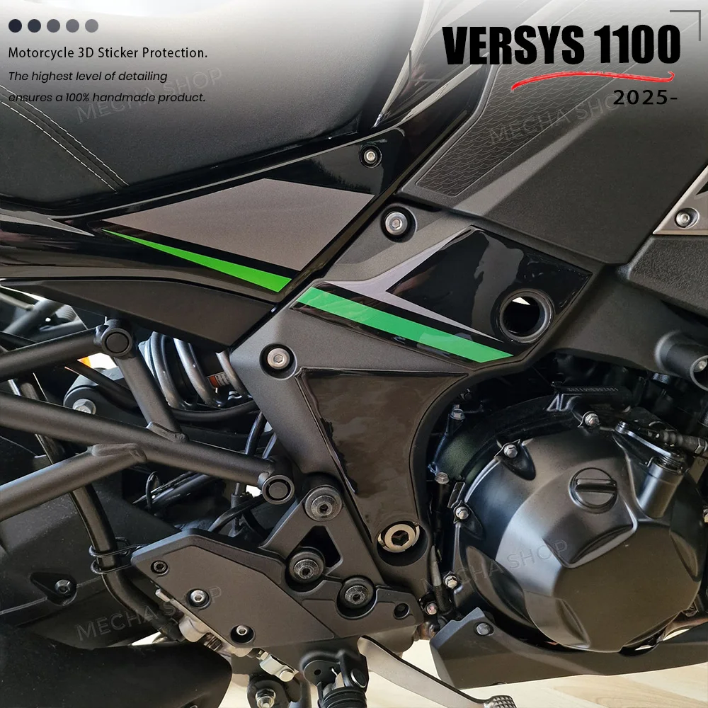 For Versys 1100 2025- Versys1100 Accessories Motorcycle Frame Protection Waterproof Anti-Scratch 3D Epoxy Sticker