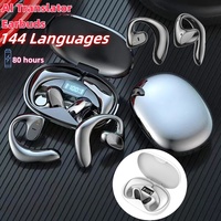 Smart Noise Cancelling Translate Earphones M8 Translation Earbuds Bluetooth-Compatible Translator TWS Language Music Headphone