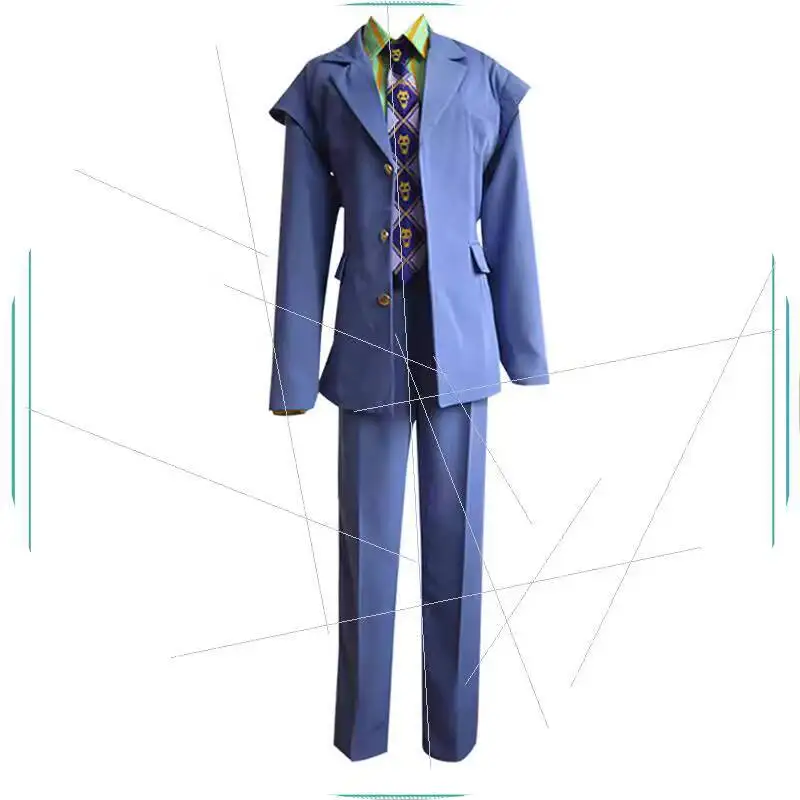 

The Wonderful Adventure JOJO Cosplay Immortal Katsunori Kawariri Yoshikage Kira Yoshikage Cosplay Costume Anime Cosplay