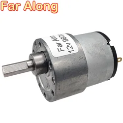 Brush Geared DC Motor 7RPM To 960RPM DC 12V 24V Adjustble Speed Reversed Micro ElectricMotor For DIY Toy Car Smart Device etc.