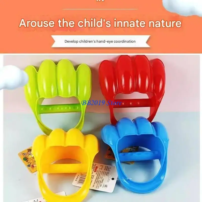 Q0KB Giocattolo da Scavo Portatile a Forma Artigli Dinosauro per Bambini, Ideale per Giochi Sabbia e Neve, Migliora