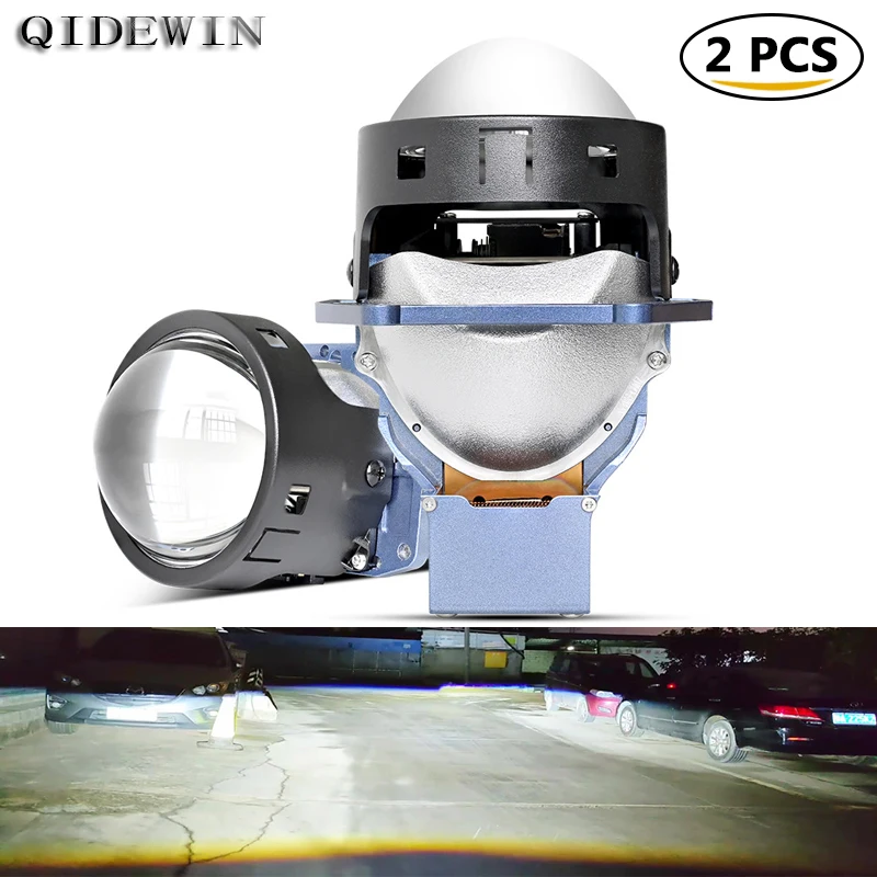 

3 Inch Led Projector Dual Lens 350W Headlights High Power Fog Light Lights for Vehicles Laser Lenses Spotlights H4 H7 9005 2PCS