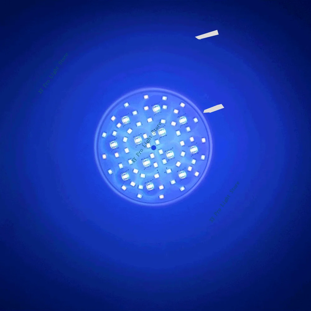 18W RGBCW LED Pool Light,Bluetooth APP Control,IP68 DC12V Underwater Spotlight 6line Fountain,Landscape&Swimming Pool Lighting