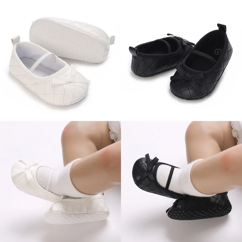 Spring and Autumn 0-18M Baby Mary Jane Style Cute Bow Soft soled Anti slip Shoes First Step Shoes