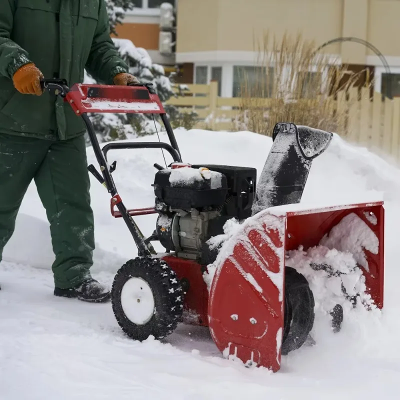 

High Efficiency Ride-On Snow Blower Machine New Condition With Electric Start Free Installation Guidance