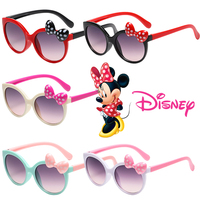 Disney Minnie Mouse Children Sunglasses Figure Anime Kawaii Kids UV Protection Summer Sunglasses Girls Cute Glasses Toys Gift