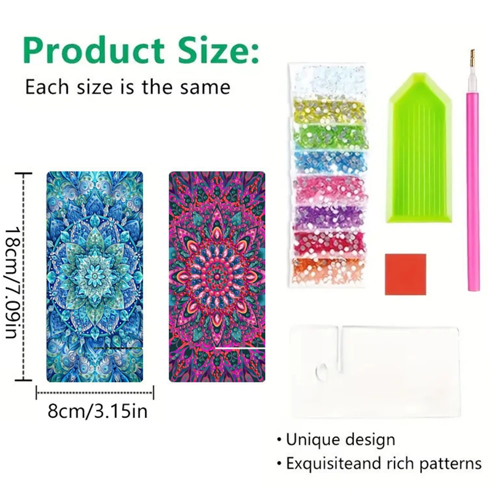 2Pcs 아크릴 DIY 동물 꽃 다이아몬드 페인팅 전화 홀더 다이아몬드 아트 전화 브래킷 스마트 폰 지원 침실 테이블 장식