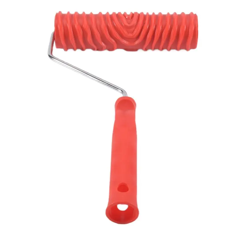 AEE4-7 Inches Paint Roller DIY Wall Decoration Tool 7 Inches For Textured Wood-Grain Design
