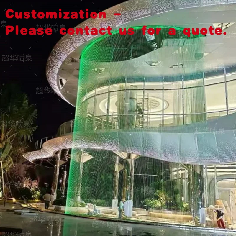 

на заказ. Открытый отель сад шнурок дождевая занавеска музыкальный танцевальный фонтан