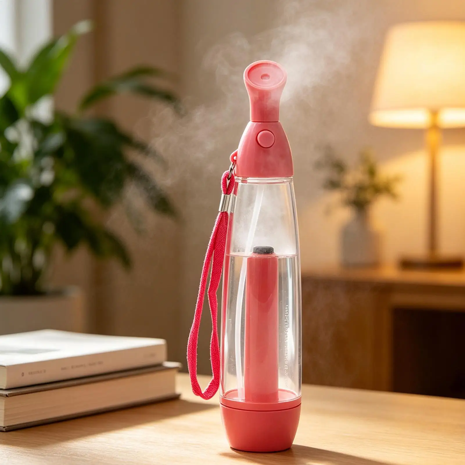 Mist Spray Bottle Portable Manual Press Handheld Fine Mist Facial Skincare Humidifier Refillable Water Sprayer Cooling Mister