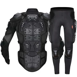 Summer Motorcycle Jackets Men's Full Body Armor Protection Jackets Motocross Enduro Racing Moto Protective Equipment Clothes