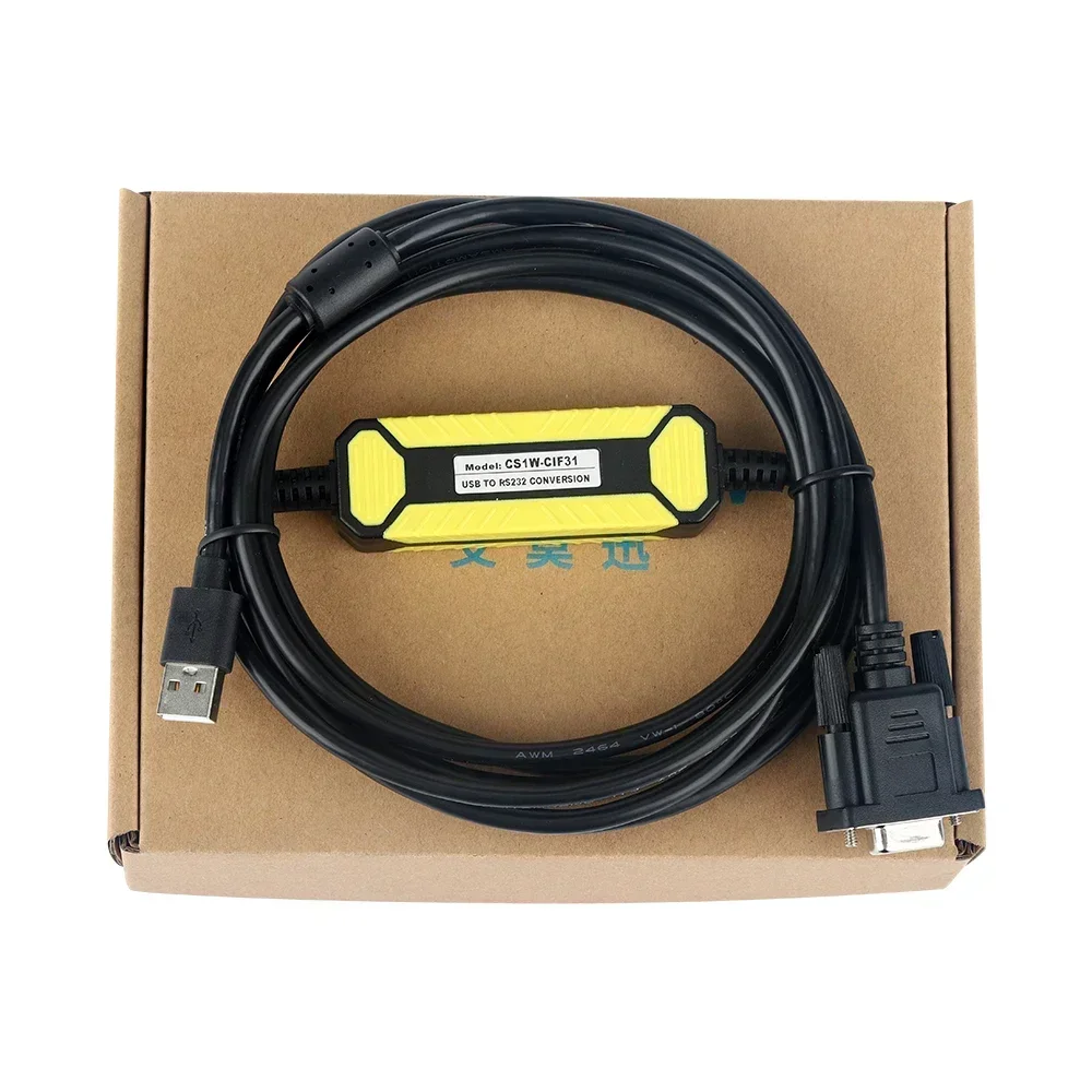 CS1W-CIF31 Adapter For Omron USB Switch Serial to R232 Programming Cable USB-RS232 Optical Converter Line USB Port