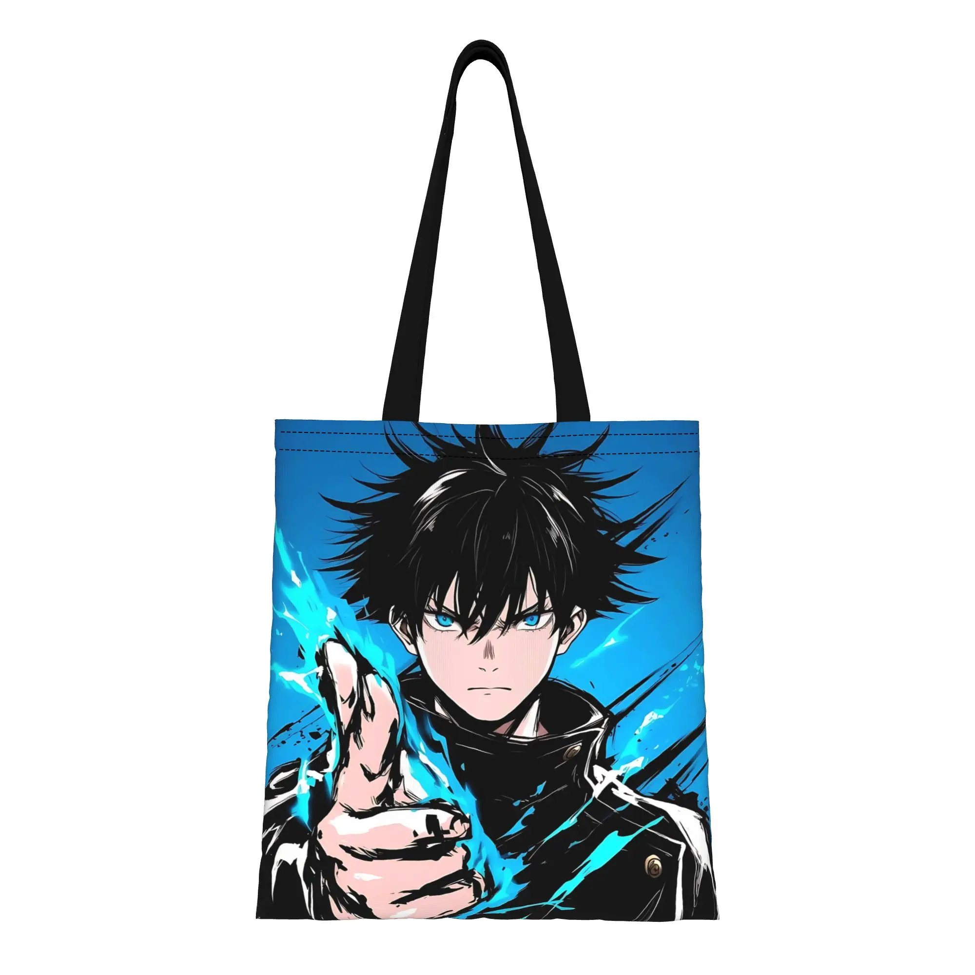 

Сумка-тоут из холщовой ткани Funko Jujutsu Kaisen для женщин, на плечо, для первого дня в школе