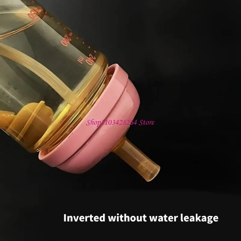 Silicone morbido calibro largo calibro succhiare testa conversione degli ugelli con paglia per tazza alimentazione a