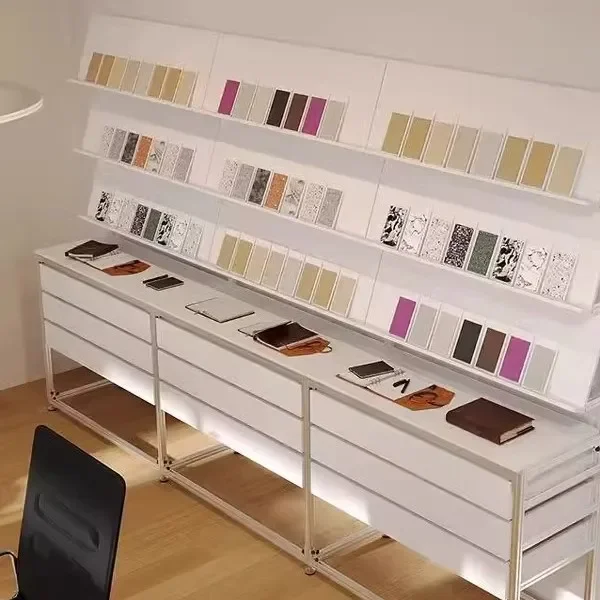 

Birch, display cabinet, aluminum profile, simple, light luxury, storage